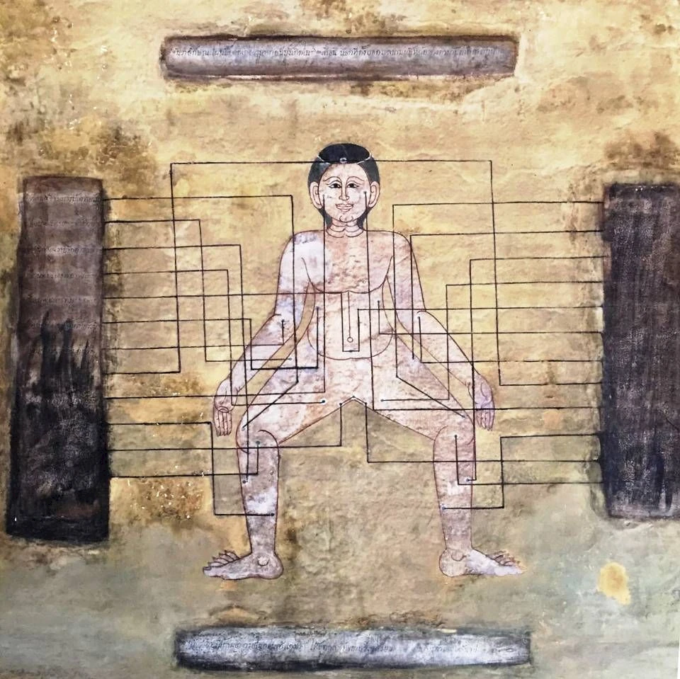 A 5000-year-old Thai massage system