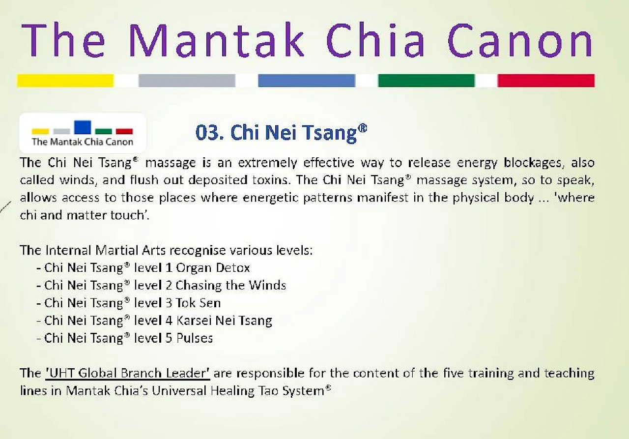 The third Healing Art: Chi Nei Tsang&reg; (color code blue)